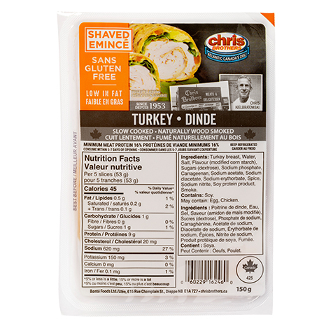 10116246-CB Shaved Turkey-150g